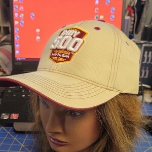 Indy 500 Gainbridge Beige & Maroon Top Stitch Cap